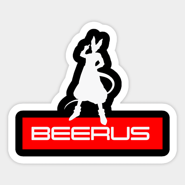 BEERUS Sticker by SHINIGAMII